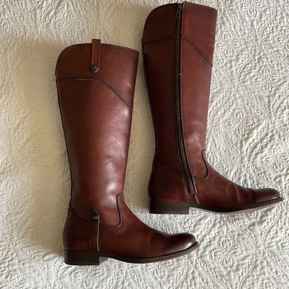 Frye Melissa Tab Tall Riding Boots - Picture 2 of 9